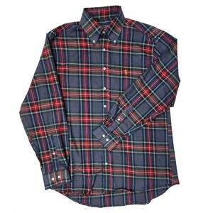 NEW SOUTHERN CASANOVA men's long sleeve button down shirt in archery plaid
